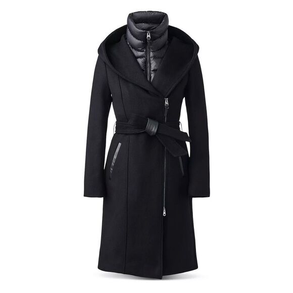 Mackage Shia 2-in-1 Double-Face Wool Coat with Removable Bib size XXS - Picture 1 of 16